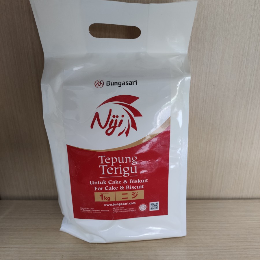 

Niji Tepung Terigu Premium Untuk Cake & Cookies 1kg