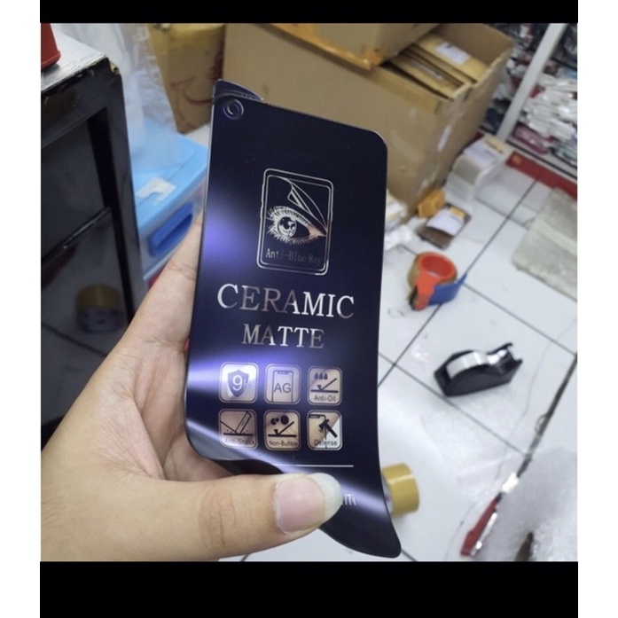 Ceramic Glass Xiaomi Redmi 5 - Matte Anti blue Ray Screen Protector - UA