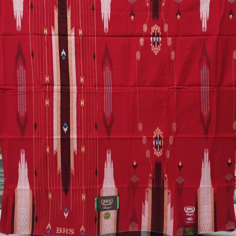 sarung tenun BHS Royal STC Gold Sutera 50% Mercerized