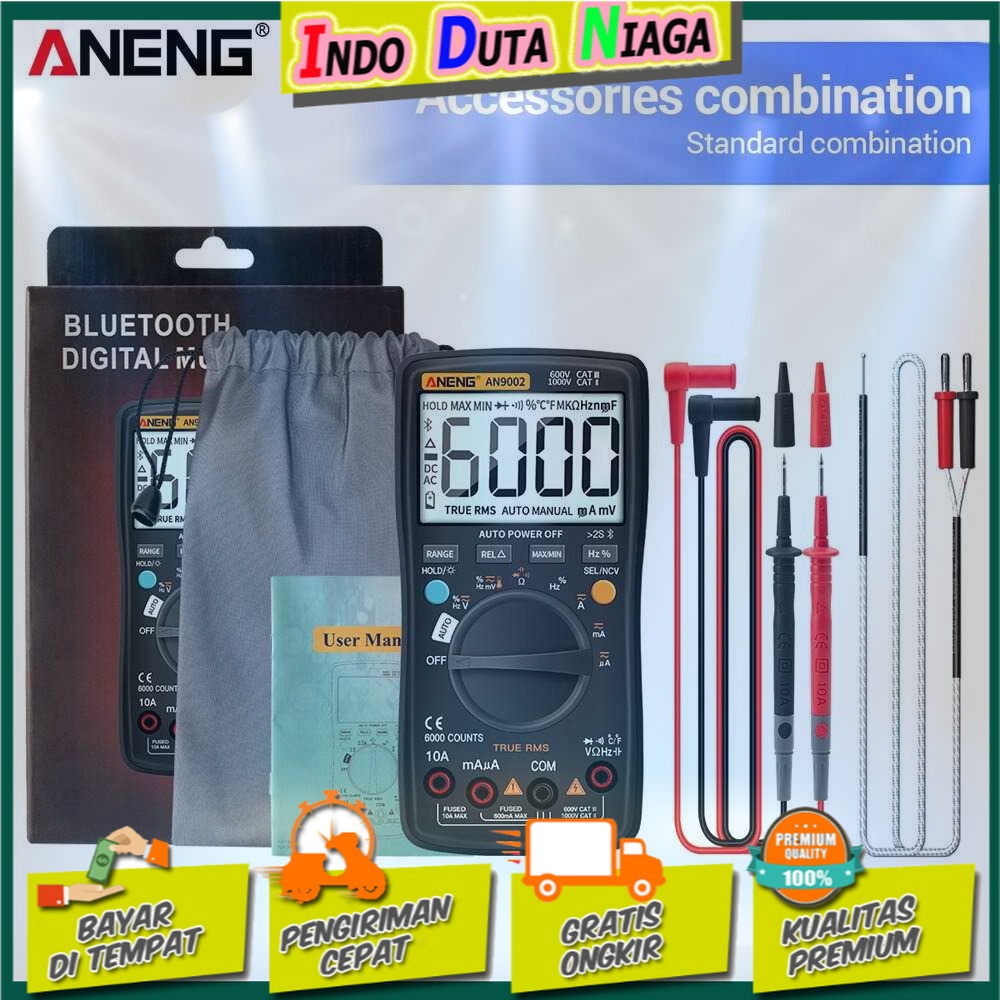 ANENG Digital Bluetooth Multimeter Voltage Tester - AN9002