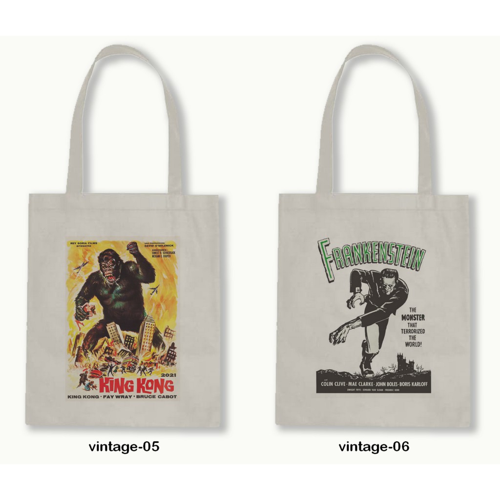 TOTE BAG BLACU 30X40 - VINTAGE FILM POSTER series.01