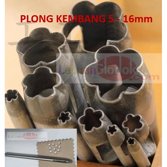 

Plong Kulit Bentuk Bunga 16mm - Flower Shape Punch Leather(kembang 5)/Pembolong Bunga 16mm