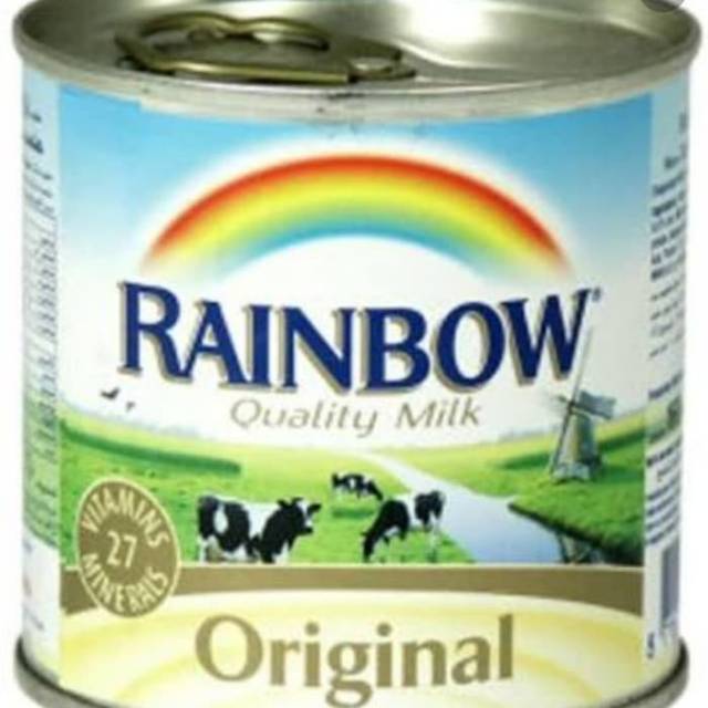 

SUSU EVAPORATED MERK RAINBOW ASLI DARI ARAB EXP 31/7/3025