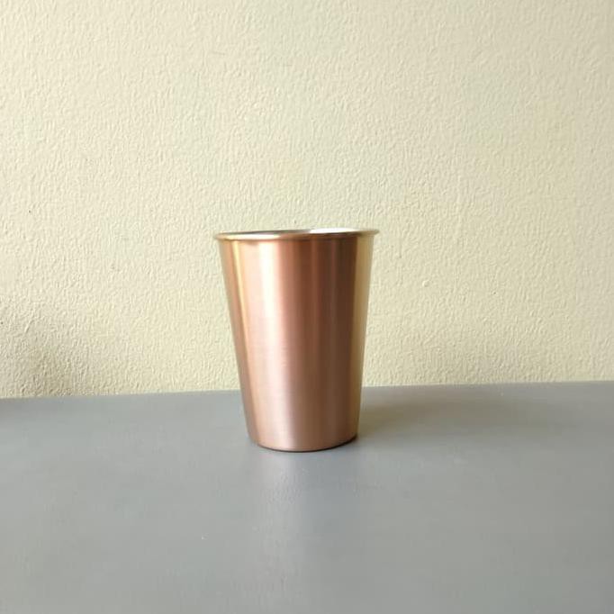 

Rose Gold Stainless Steel Dosing Cup 300ml