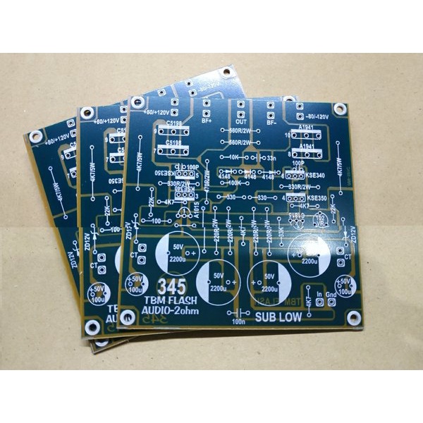 PCB Power Amplifier TBM Sublow 345
