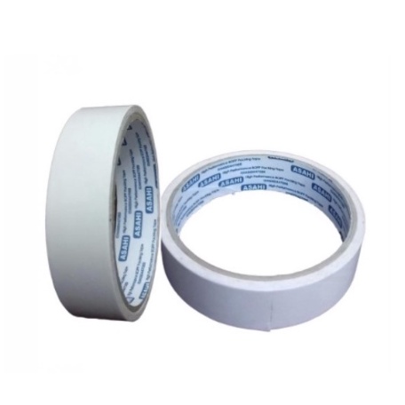 

DOUBLE TIP KERTAS ASAHI 1 INCHI x 5M & 1/2 INCHI x 5M