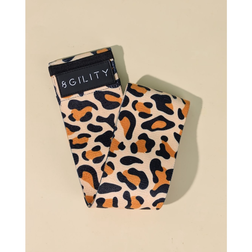 Hip Resistance Bands | Fabric Bands | Booty Bands | Jungle Print - Sun-tanned | Light Resistance