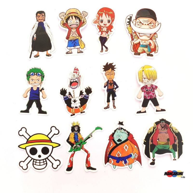 Merchandise Anime One Piece Sticker Pack Vol 1 - Sticker Anime One Piece