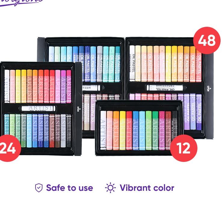 

Siap Kirim.. Giorgione Oil Pastel Crayons Memutar Ulang 12/24/36/48 Warna G-OP
