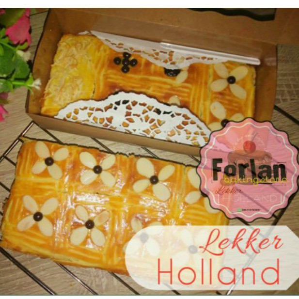 

Lekker Holland / Dutch Boterkoek (Free Kartu Ucapan)