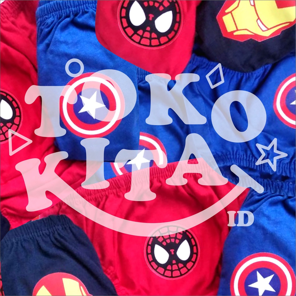 CELANA DALAM ANAK (3 pcs) CD Laki-laki Super Hero