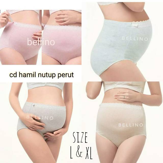 Celana Dalam CD Hamil Nutup Perut Kancing Samping T50014 Celana Dalam Hamil Premium CD Ibu Hamil L XL