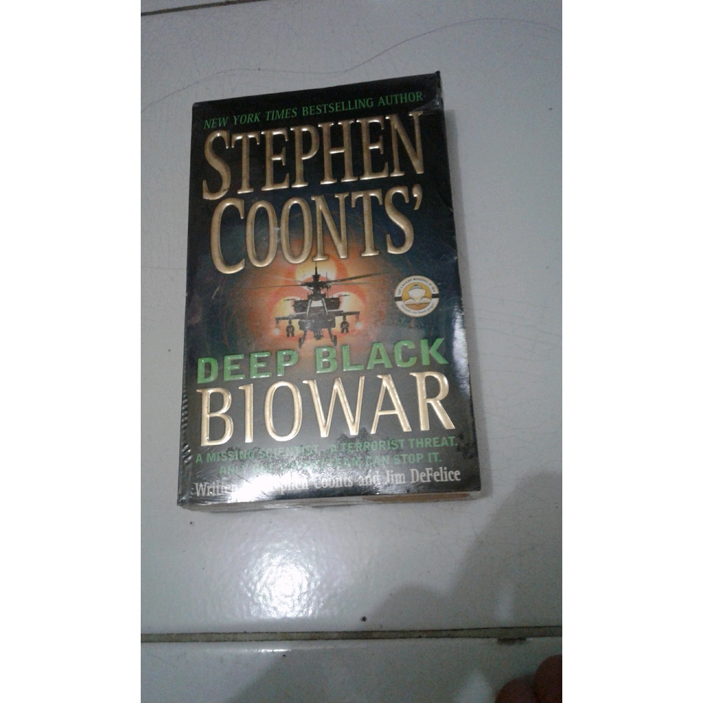 

ORIGINAL NOVEL INGGRIS Deep Black Biowar -Stephen coonts