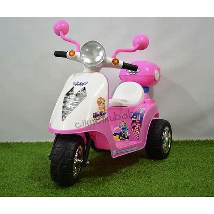 Vespa Happy Girl TR0903 / Motor Aki / Mainan Anak