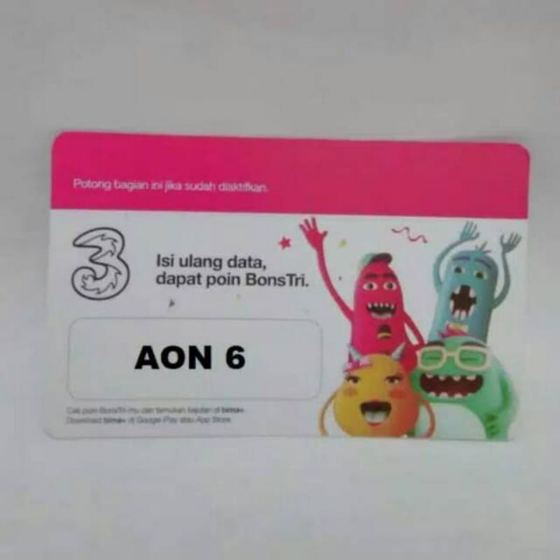 voucher tri aon 6 gb