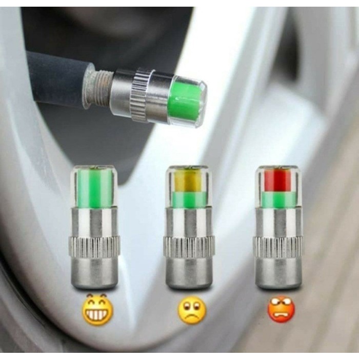 PENTIL BAN ILUX - DENGAN INDIKATOR TEKANAN BAN 4PCS