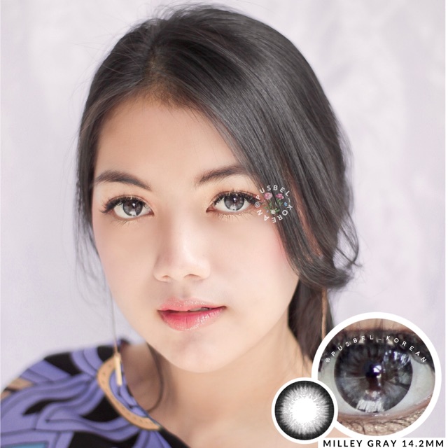 Milley gray softlens silicone hydrogel original korea