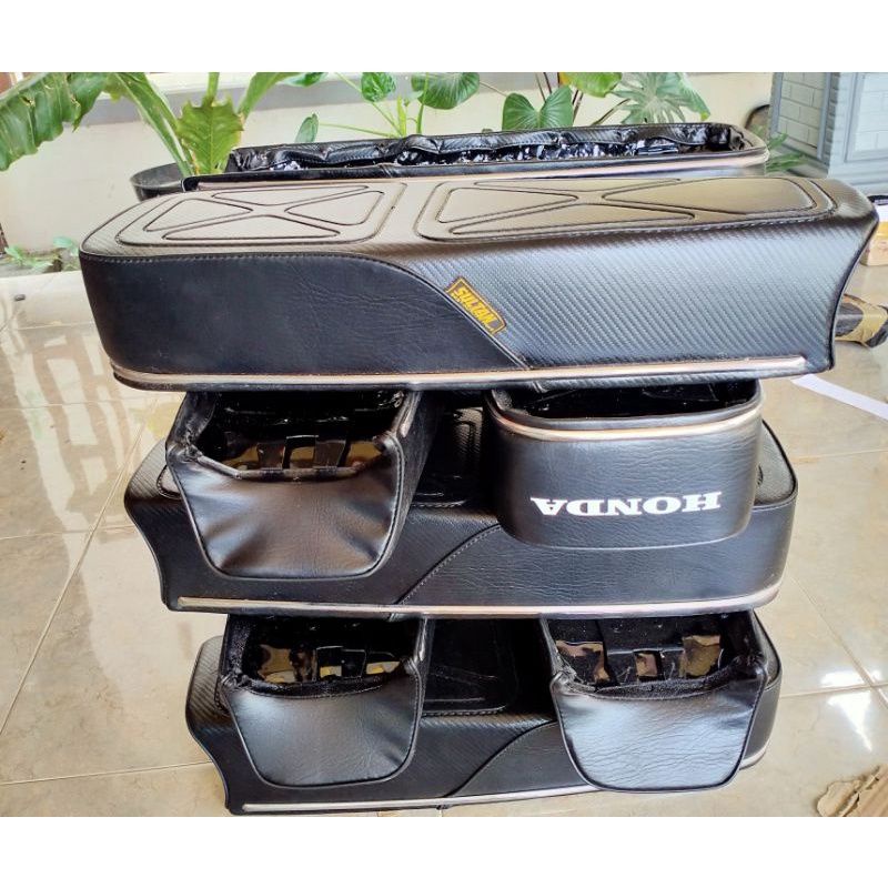 Jok Cb 100 Cb100 Glatik SULTAN Part Carbon Karbon Gride A Ada Ruang tempat Aki JOK CB