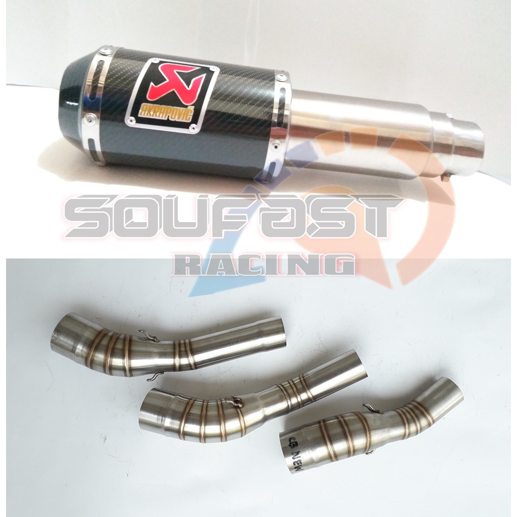 Knalpot Racing all new cbr150r cbr150r new cb150r slip on knalpot akrapovic gp m1