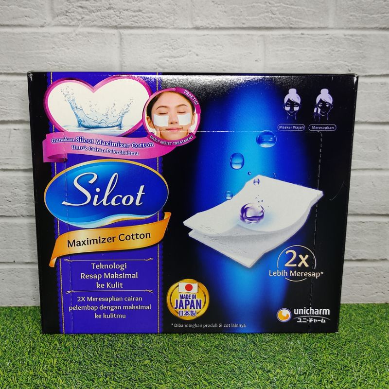 Silcot Maximizer Cotton 40 pcs / 80 lembar - Kapas Kecantikan Unicharm