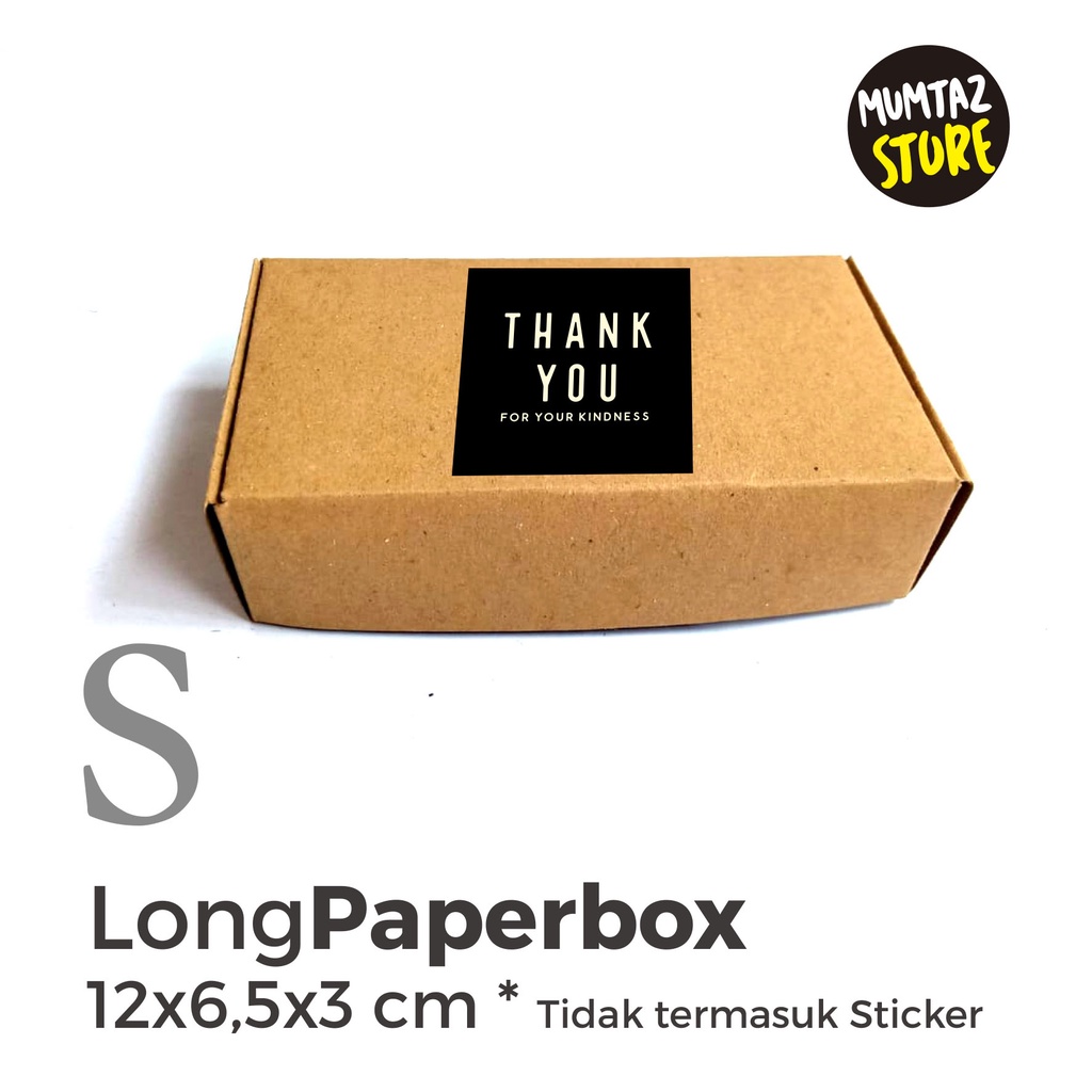 

(ISI 10 PCS) LONG PAPPER BOX_S / BOX SOUVENIR / BOX SOUVENIR / BOX PACKING/ LPB_S