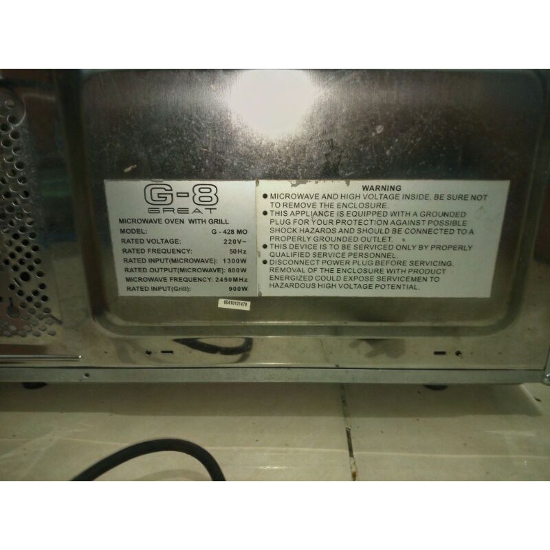 microwave Oven G-8 Great model G- 428 MO