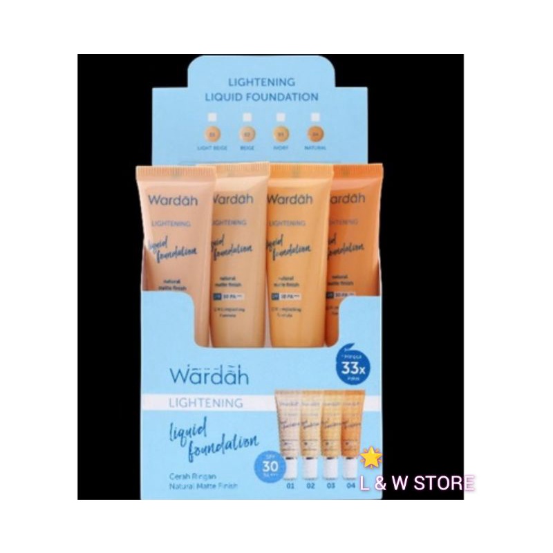 Wardah Lightening Liquid Foundation 6ml