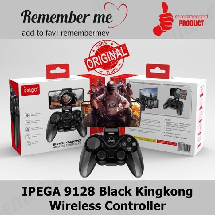 Stick Gamepad IPEGA 9128 Black Kingkong Wireless Bluetooth Android iOS