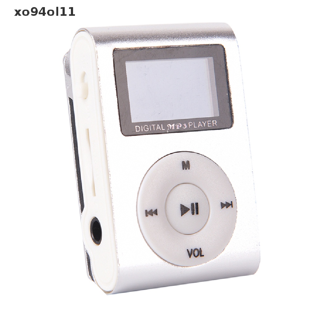 (hotsale) Mp3 Player Digital Mini Portabel Dengan Layar LCD Mendukung Kartu Mikro SD TF 32GB