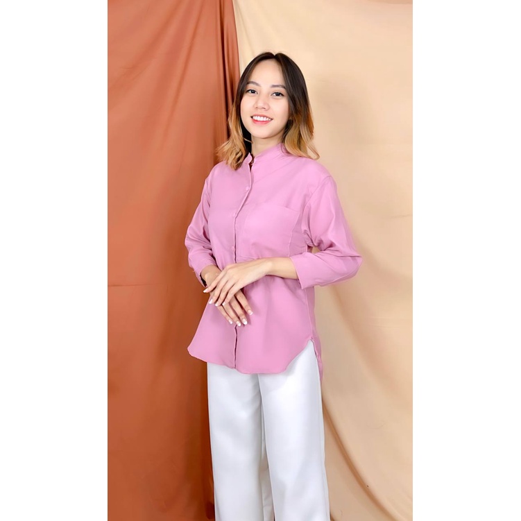 RX Fashion - Pocheta Tunik Katun Twistcone // Pocheta Atasan Wanita -BN