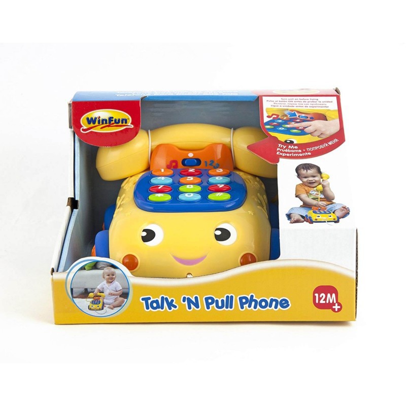 Winfun Talk 'N Pull Phone 12m+