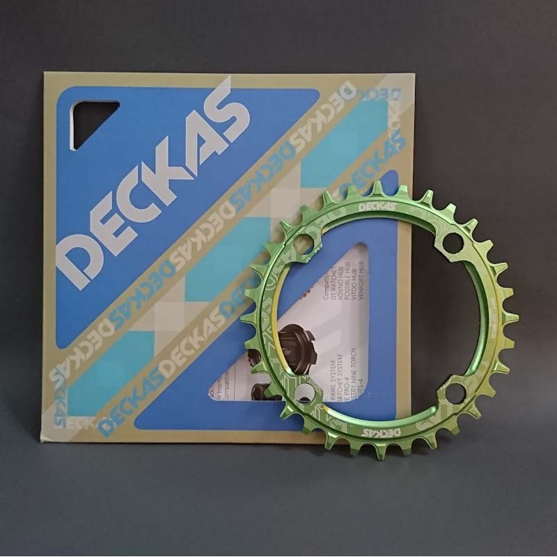 Chainring Deckas Round BCD 104 Narrow Wide 32 T