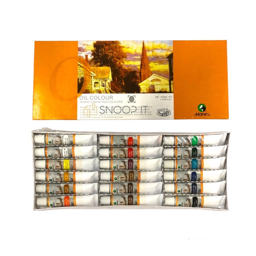 

Cat Minyak Maries 18 Warna #E1388B / Oil Colour Maries 18 Color / Cat Minyak Lukis – SHSNP