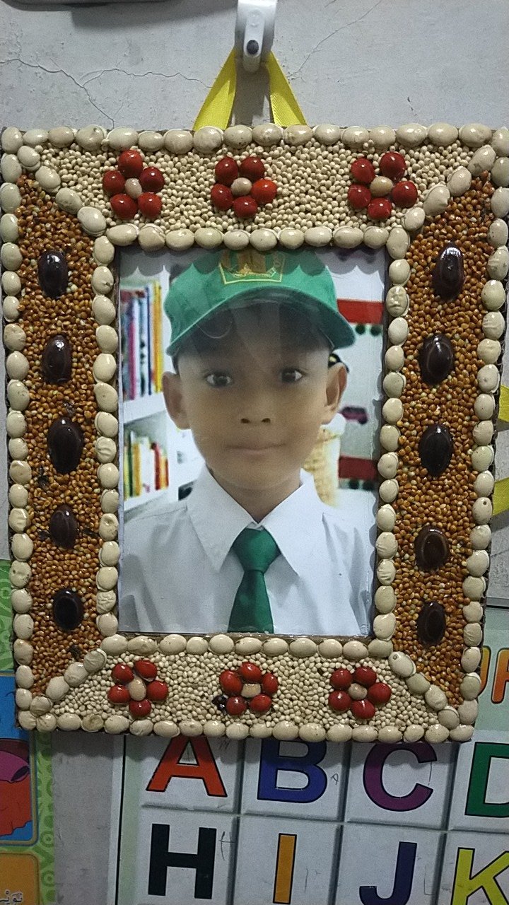 [free Dus & Free Bubblewrap] Kolase Biji Bingkai Foto Dari Kardus Bekas 4r Dengan Mika