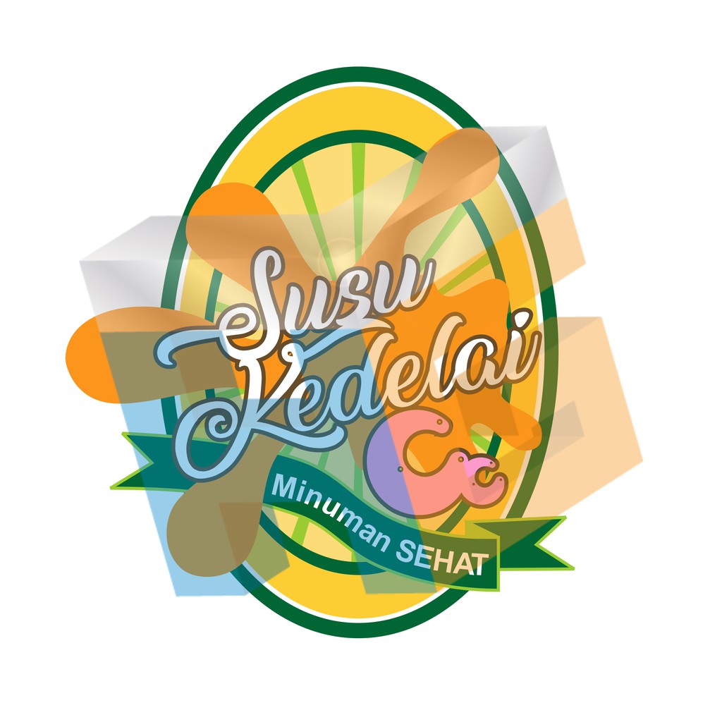 

Stiker Nama / Label Nama Susu Kedelai plus Cutting