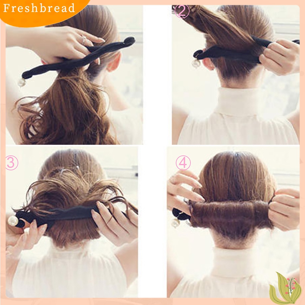 【Fresh】Magic Sponge Hair Clip Foam Donut Hair Styling Bun Curler Tool Maker Ring Twist