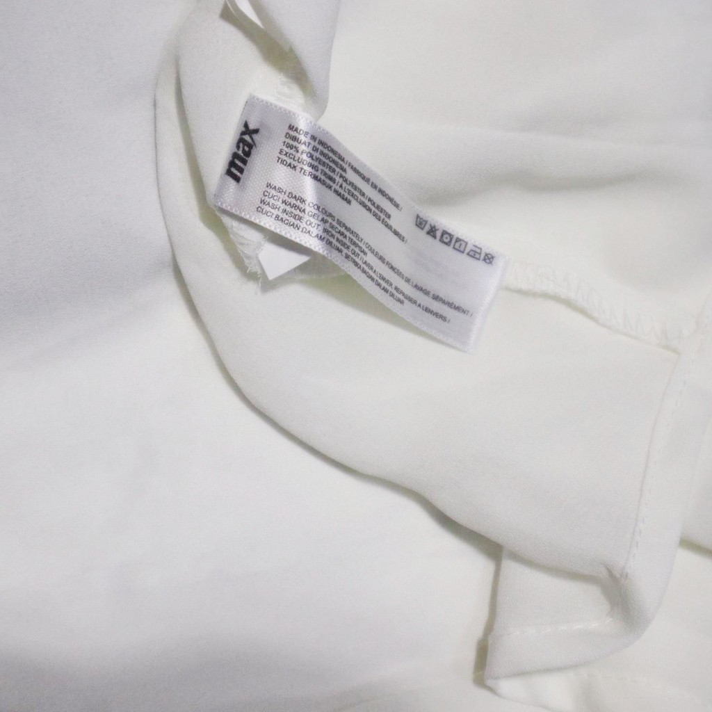 Kemeja Wanita Max Broken White Pakaian Wanita Branded Original Murah-4