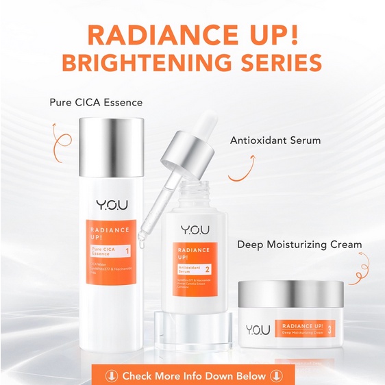 Y.O.U Radiance Up! × KIMSOOHYUN | Essence, Serum, Moisture Cream