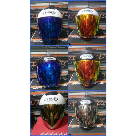 HELM REFLIKA KYOTO MERK DYR//VISOR IRIDIUM PLET+VISOR CLEAR ORI