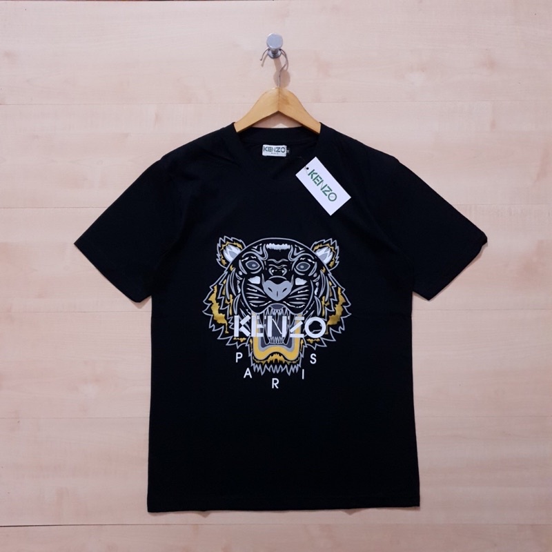 KAOS KENZO TIGER HITAM IMPORT PREMIUM