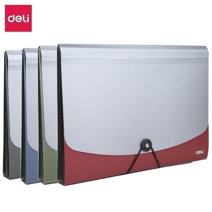 

BISA COD Deli Expanding File A4, organizer map dompet dokumen [E38151] PROMOKode 5684
