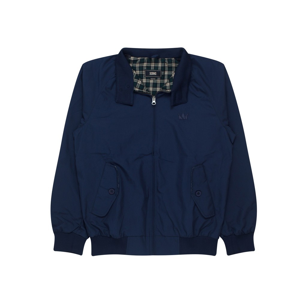 tx99  Screamous Jacket Harrington CLETO NAVY BLUE