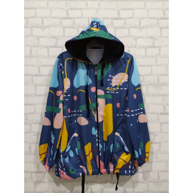 JAKET SEPEDA WANITA / JAKET BAHAN LOTO (Bukan Parasut)