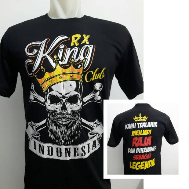 Kaos distro baju tshirt  rx-king club indonesia