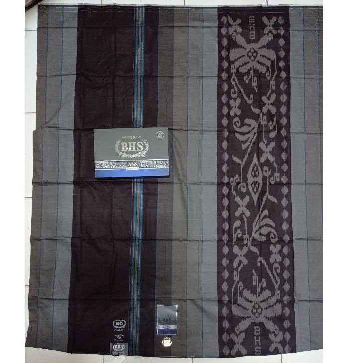 SARUNG BHS SILVER CLASSIC MOTIF TKN WARNA COKLAT