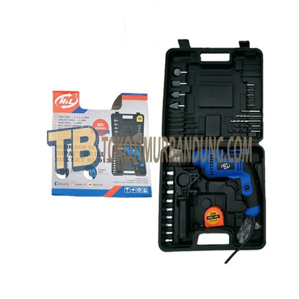 Mesin Bor H&L 913 13mm Impact Drill 450W