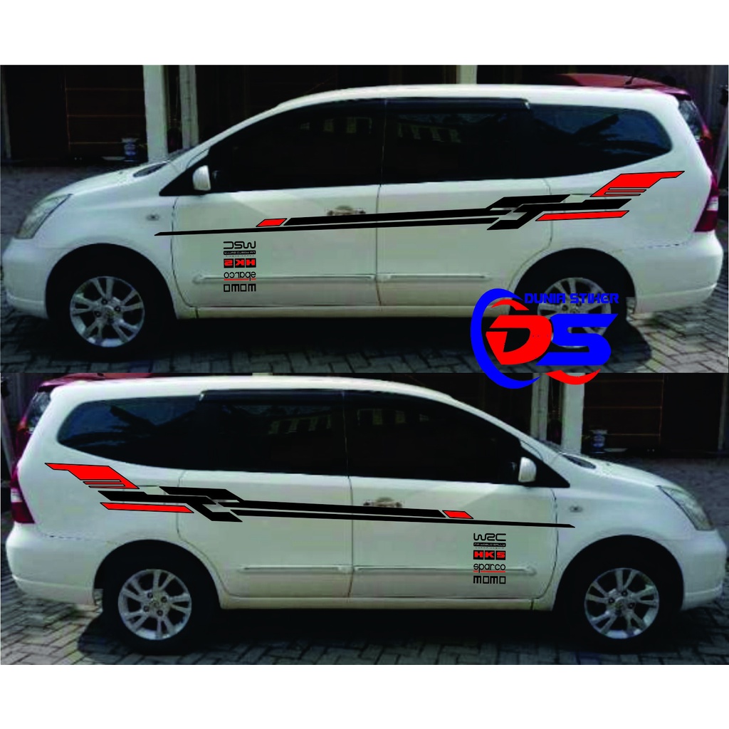 Stiker Cutting Mobil Livina Striping List Wrc Stiker Mobil Nissan Grand Livina Terbaru