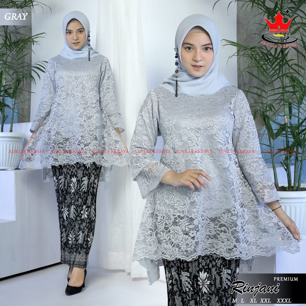 ADE> ORIGINAL BIG SIZE - KEBAYA RINJANI BRUKAT MODERN - KEBAYA BRUKAT JUMBO - BRUKAT KEBAYA JUMBO-3