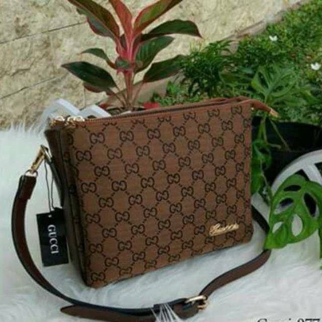 TAS FASHION BAG GUCCI SELEMPANG 3 RUANG