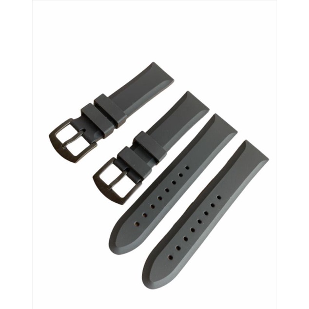 Strap Tali Jam tangan silicon tebal Full hitam